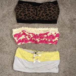 BUNDLE DEAL‼️ 3 Bralettes : Never Worn!